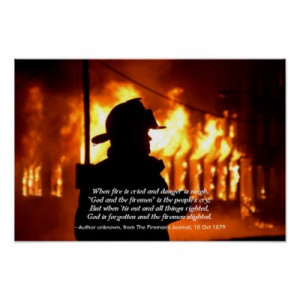 ... Firefighter Annie it was one of those quotes that was obviously think