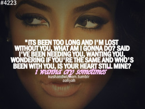 miss you- Aaliyah