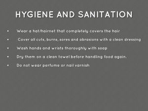 Basic Rules Of Hygiene And Sanitation