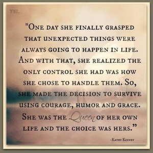 Unexpected things in life