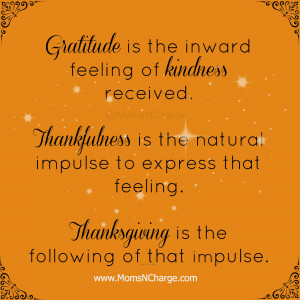 Gratitude - Thanksgiving