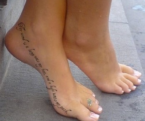 feet tattoo idea Elegant Feet Tattoos For Girls