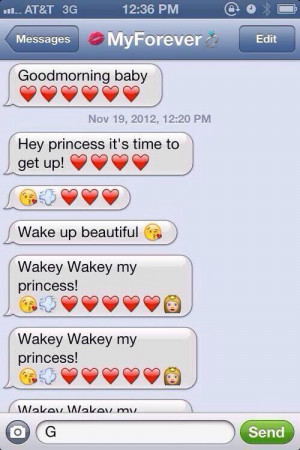 Want My boyfriend To Text Me