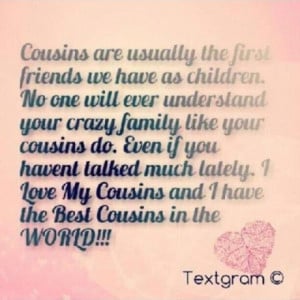 Funny Cousin Quotes and Sayings