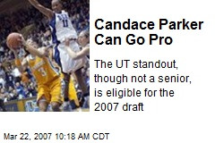 Candace Parker Can Go Pro