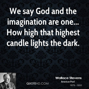 Wallace Stevens Imagination Quotes