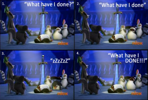 Penguins of Madagascar POM Funny Moment