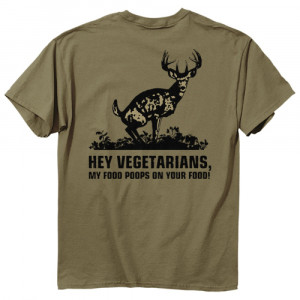 Home Mens T-Shirts Funny Hunting T-Shirts Food Poops