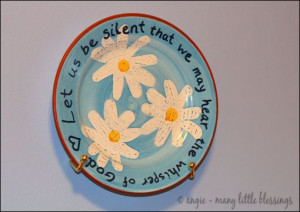 Decorative Quote Plate Project