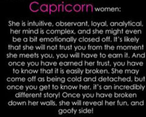Capricorn women