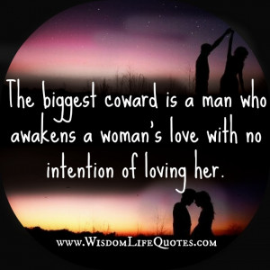 Coward Love Quotes Coward man quotes coward love