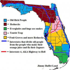 Finally, a true map of Florida that explains this weird, but wonderful ...