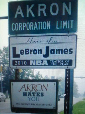 LeBron James NBA Traitor of the Year Image