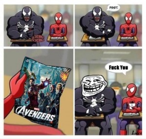 Marvel avengers geek spider-man Venom