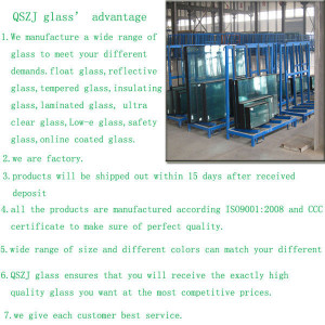 polished Edge strengthened Insulated Glass for Curtain Wall