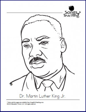 Free Dr. Martin Luther King, Jr. Coloring Page