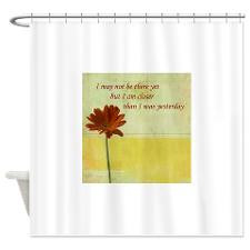 Daisy motivational quote Shower Curtain for