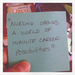 Words from a retired nurse