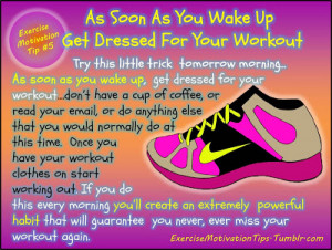 Exercise First Thing In The Morning