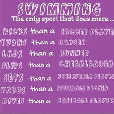 NO ONE UNDERSTANDS!!!! Especially when you're a synchronized swimmer ...