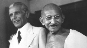 Mohandas Gandhi poses with Muhammad Ali Jinnah, the founder of ...