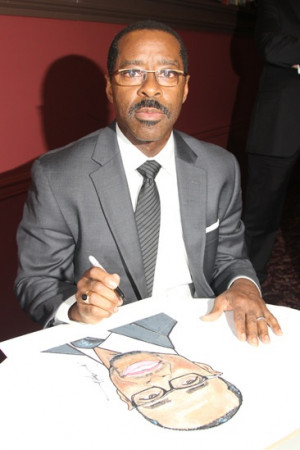 Courtney B. Vance pauses before adding his autograph (and a personal ...