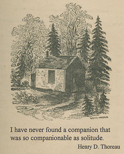 quote book outdoors solitude Thoreau Henry David Thoreau walden