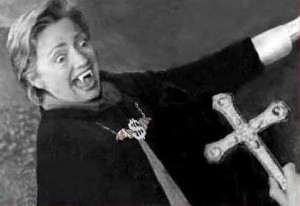 Hillary Clinton Vampire Image