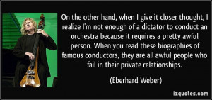 other hand, when I give it closer thought, I realize I'm not enough ...