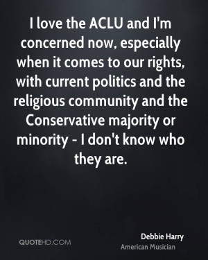 Debbie Harry Politics Quotes