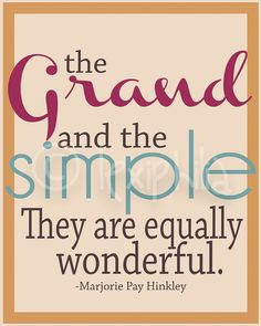 ... the Simple. They are equally wonderful.