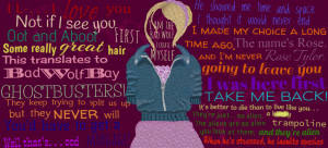 Rose Tyler Quotes Bad Wolf Rose tyler collage by