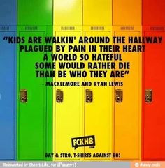 Gay pride: Macklemore – Same Love