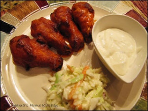 Big Mama's Home Kitchen: Oven Baked Wings~Spicy and BBQ