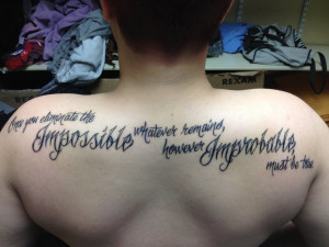 Sherlock Tattoo by SweetNKindaNerdy