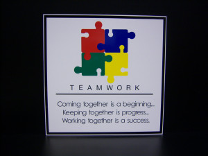 Teamwork Puzzle Pieces