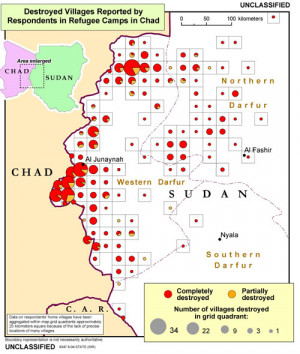 Darfur Genocide Map