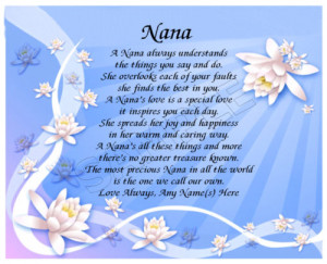 personalized nana poem personalized nana amp papaw poem