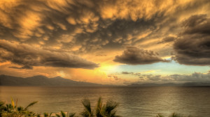 Sunshine Through Storm Clouds – 4K WallPaper