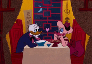 Donald Duck and Daisy Duck in love