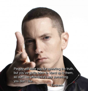 Eminem Inspirational Quote With Picture