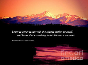 Grand Lake - Paintograph With Inspirational Quote Print by Christine S ...