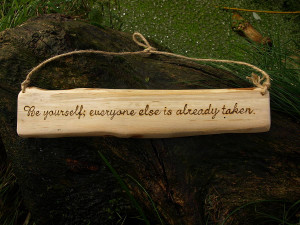 original hand engraved oscar wilde quote on wood jpg