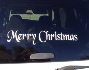 diy christmas sale merry christmas car decal door decal vinyl ...