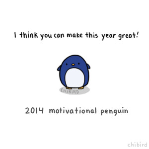 Penguins -motivational penguin