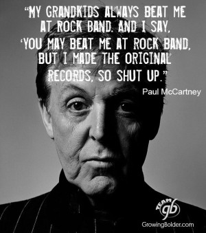 Paul McCartney...