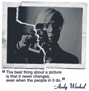 Love this! Andy Warhol quotes