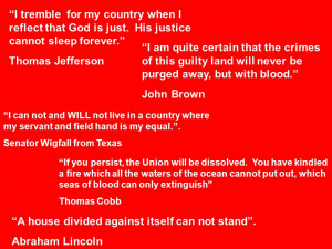 tremble for my country when I reflect that God is just; that his ...