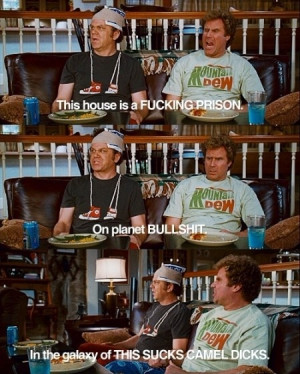 Stepbrothers. Heard that....especially when sick!