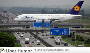 This is not photoshopped: Airbus A380 crossing the Autobahn at Leipzig ...
